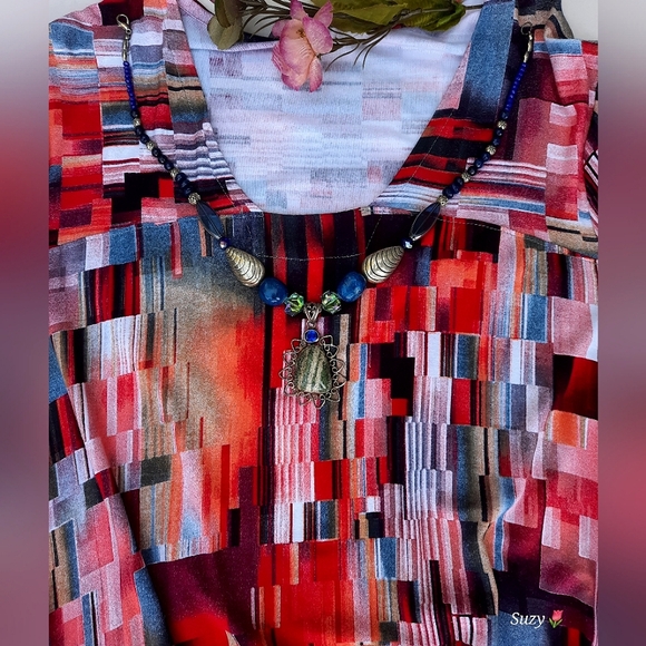 OU EMPEREUR OU RIEN Montréal Abstract Pattern Dress - Picture 9 of 9